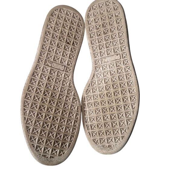 Puma Suede Classic XXI Sneakers Women's Size 8 Tan Skater Grunge Goth Activewear - Picture 4 of 8